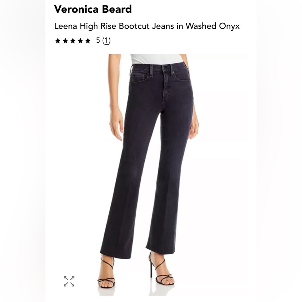 Veronica Beard black bootcut jeans